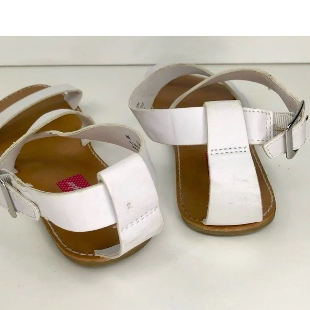 Melanie Taylor - White Strap Sandals